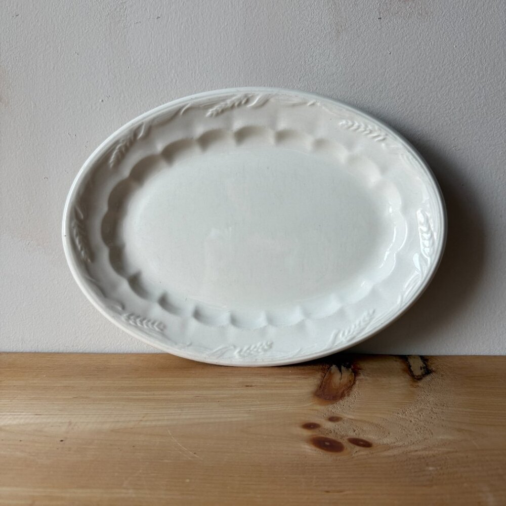 Vintage Royal Staffordshire Wilkinson Ltd England Serving Platter Wheat/Floral